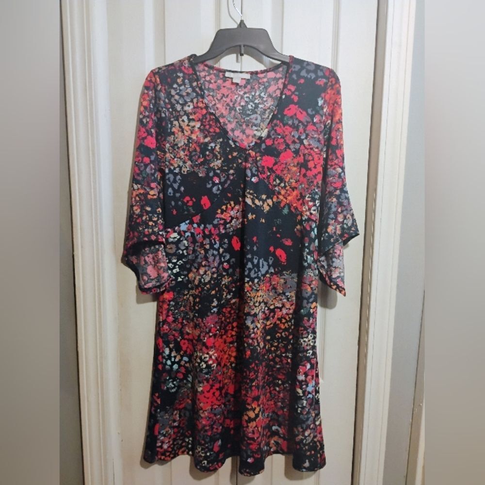 Sunny Leigh Nwot Multicolor Abstract Dress Size Small